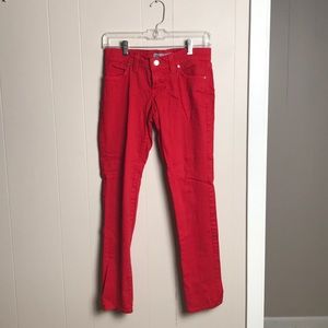 Red Skinny Jeans